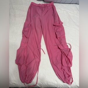 Goldhinge Pink Cargo Pants